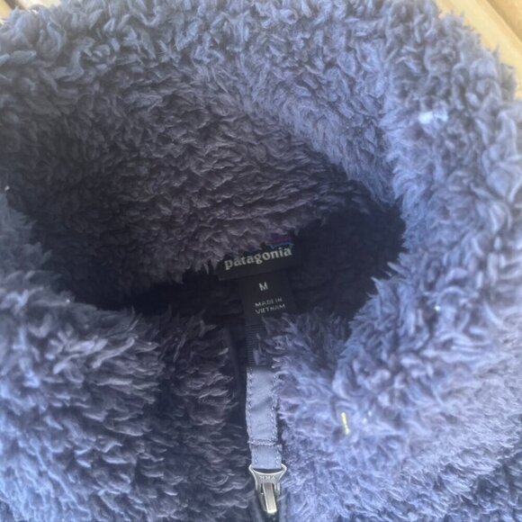 ** Patagonia half zip Sherpa Los Gatos Charcoal Gray Medium - Picture 6 of 7